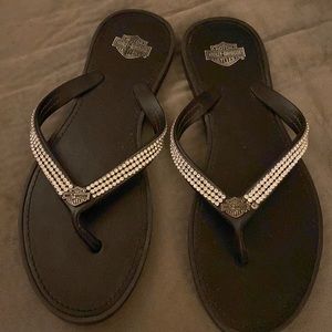 Harley Davidson sandals- Like new!